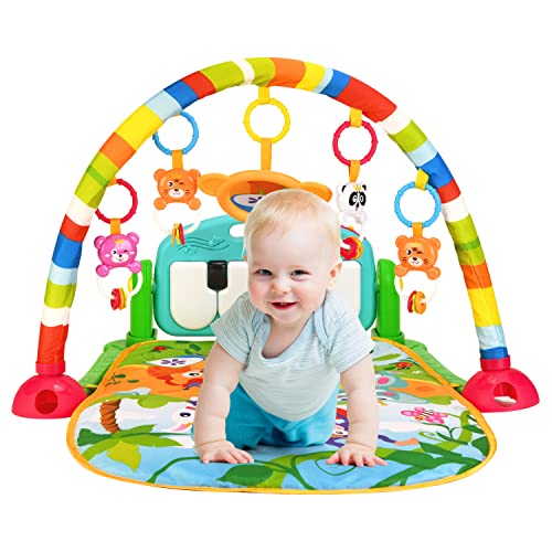 Spielbogen Spielmatte Baby, Klavier Matte Treten und Spielen, atmungsaktiver Spielmatten für...