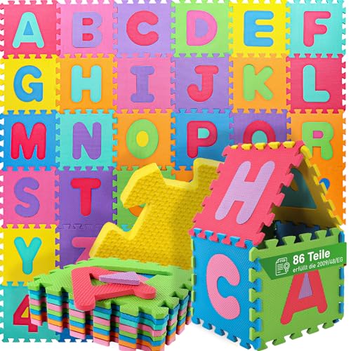 Panorama24 Puzzlematte für Babys und Kinder, TÜV geprüft, Spielteppich Spielmatte Lernteppich...