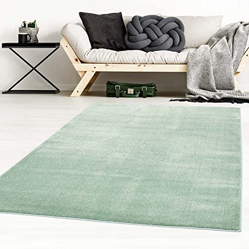 Taracarpet Kurzflor-Designer Uni Teppich extra weich fürs Wohnzimmer, Schlafzimmer, Esszimmer oder...