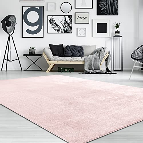 Paco Home Waschbarer Teppich Wohnzimmer Schlafzimmer Kurzflor rutschfest Flauschig Weich Moderne...