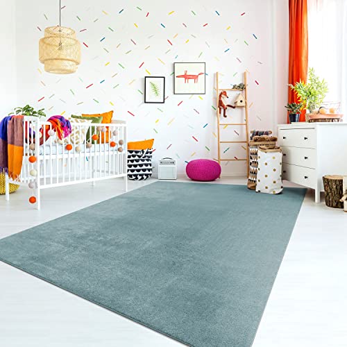 TT Home Teppich Kinderzimmer Waschbarer Rutschfester Kinderteppich Junge Mädchen Weich Moderne...