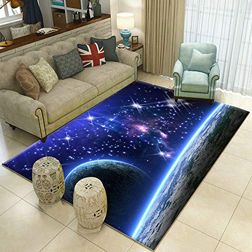 3D Universum Earth Planet Star Galaxis Mond Teppich Für Schlafzimmer Kinderzimmer Wohnzimmer im...