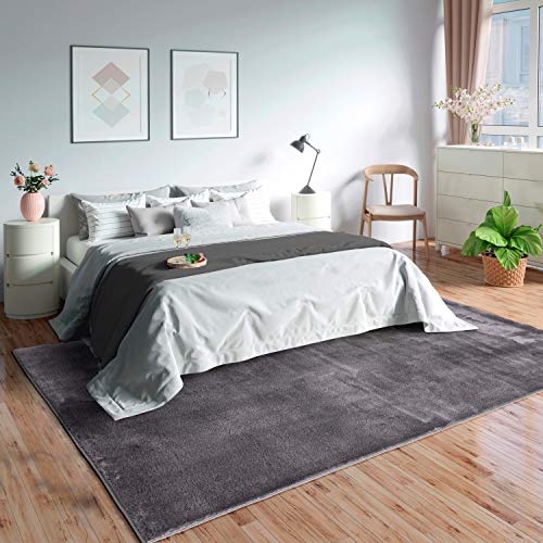 Mia's Teppiche Olivia - waschbarer Teppich für Wohnzimmer, Schlafzimmer, Flur oder Bad, weich,...