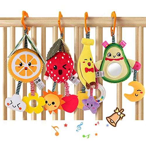 TUMAMA Babyspielzeug 6 Monate Soft Rassel Kinderbett Kinderwagen Kinderwagen Spielzeug für...