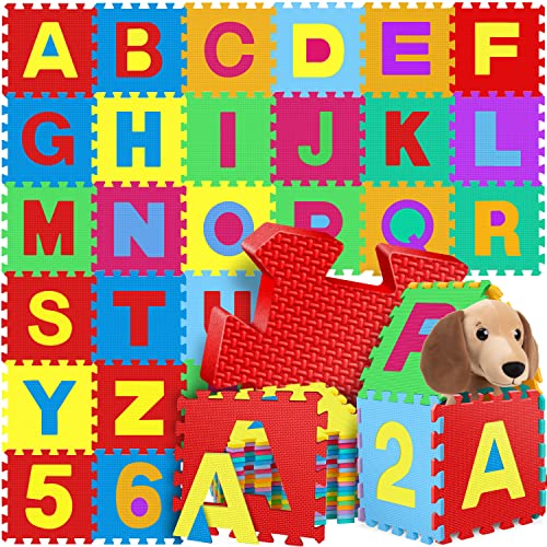 KIDIZ® Spielmatte 86 TLG. Spielteppich Puzzlematte Kinderteppich Schutzmatte Kinderspielteppich...