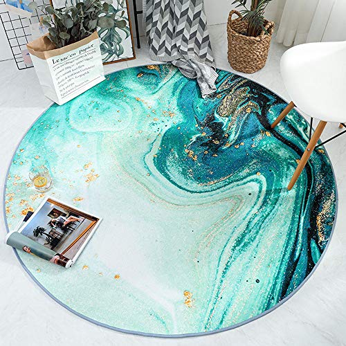 SDINAZ Teppiche Modern Designer für Wohnzimmer Kinderteppiche Flauschige Runden Groß Schutzmatten...